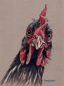 Chicken With Attitude Print