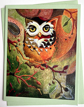 Paisley Owl Card