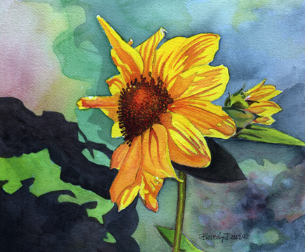 Small Sunflower Print