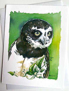 Spectacled Owl Card