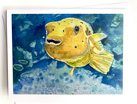 Yellow Fish Card